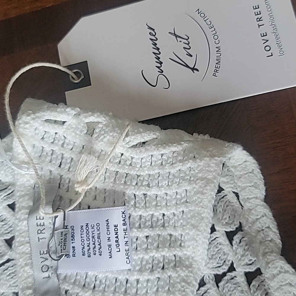 Love Tree Summer Knit Tank - Picture 3 of 3